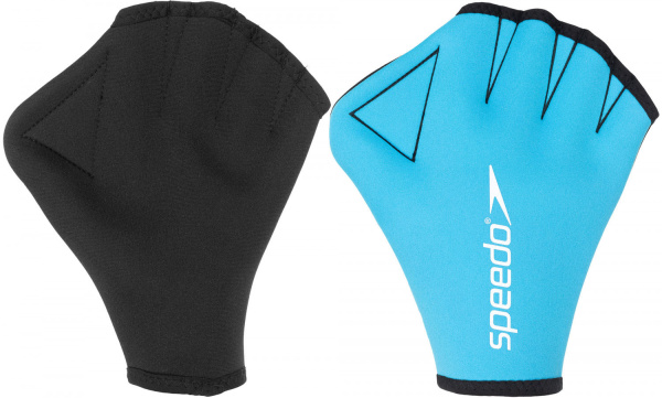 Перчатки для плавания Speedo Aqua Glove (M; голубой)